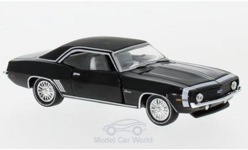 Chevrolet Camaro 1/64 M2 Machines 250 schwarz 1969 modellautos