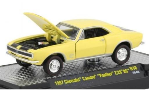 Chevrolet Camaro 1/64 M2 Machines Panther Z/28 RS gelb/schwarz 1967 modellautos