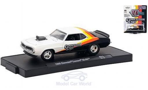 Chevrolet Camaro RS 1/64 M2 Machines SS/RS weiss/schwarz Competition Cams 1969 modellautos