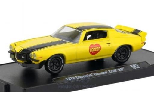 Chevrolet Camaro 1/64 M2 Machines Z/28 RS gelb/schwarz 1970 modellautos