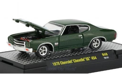 Modellautos Chevrolet Chevelle 1/64 M2 Machines SS 454 mettalic grün/weiss 1970 Chevrolet Chevelle 1/64 M2 Machines SS 454 mettalic grün/weiss 1970 modellautos