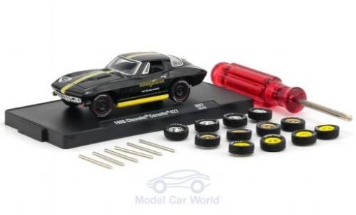 Modellautos Chevrolet Corvette 1/64 M2 Machines 427 schwarz/gelb 1966 inklusive 12 Austauschrädern 6 Achsen und 1 Schraubenzieher Auto-Wheels Release 06 Chevrolet Corvette 1/64 M2 Machines 427 schwarz/gelb 1966 inklusive 12 Austauschrädern 6 Achsen und 1 Schraubenzieher Auto-Wheels Release 06 modellautos