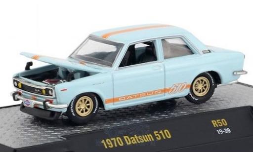 Modellautos Datsun 510 1/64 M2 Machines blau/orange 1970 Datsun 510 1/64 M2 Machines blau/orange 1970 modellautos