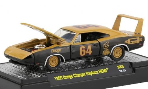 Modellautos Dodge Charger 1/64 M2 Machines Daytona HEMI beige/schwarz Mr. Casket Co. 1968 No.64 Dodge Charger 1/64 M2 Machines Daytona HEMI beige/schwarz Mr. Casket Co. 1968 No.64 modellautos