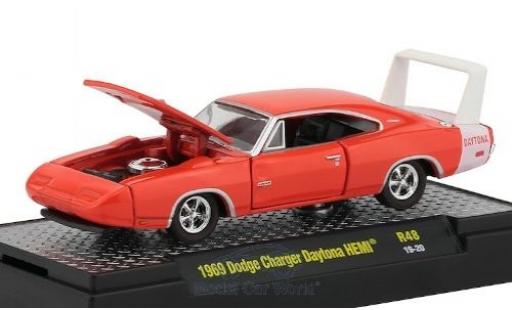 Modellautos Dodge Charger 1/64 M2 Machines Daytona HEMI orange/weiss 1969 Dodge Charger 1/64 M2 Machines Daytona HEMI orange/weiss 1969 modellautos
