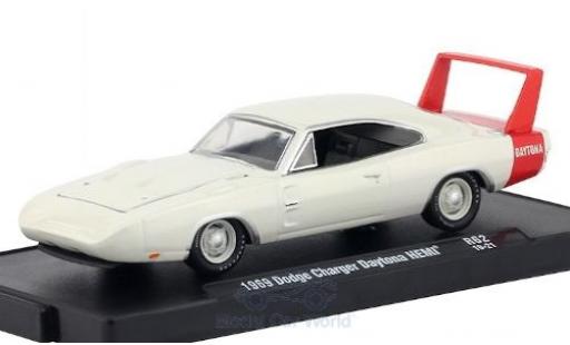 Modellautos Dodge Charger Daytona 1/64 M2 Machines Daytona HEMI weiss/rot 1969 Dodge Charger Daytona 1/64 M2 Machines Daytona HEMI weiss/rot 1969 modellautos