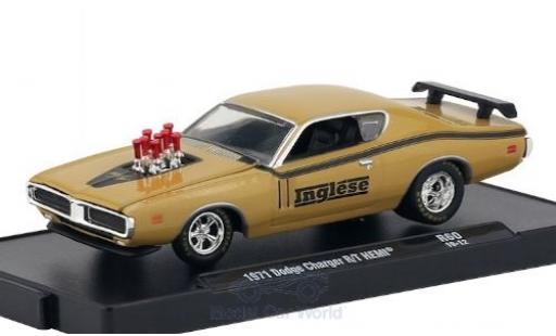 Modellautos Dodge Charger 1/64 M2 Machines R/T HEMI beige/matt-schwarz Inglese 1971 Dodge Charger 1/64 M2 Machines R/T HEMI beige/matt-schwarz Inglese 1971 modellautos