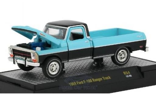 Modellautos Ford F-1 1/64 M2 Machines 00 Ranger Truck schwarz/blau 1969 Ford F-1 1/64 M2 Machines 00 Ranger Truck schwarz/blau 1969 modellautos