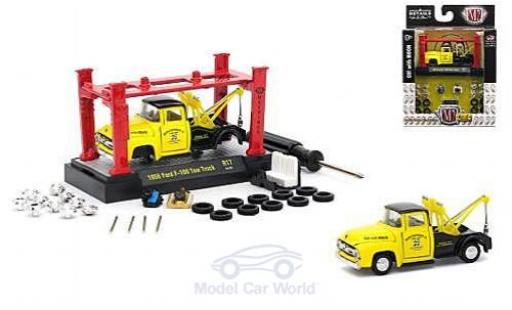 Modellautos Ford F-1 1/64 M2 Machines 00 Tow Truck gelb/schwarz Moon Equipment Co. 1956 Model-Kit Bausatz inklusive 4 Ersatzrädern Ford F-1 1/64 M2 Machines 00 Tow Truck gelb/schwarz Moon Equipment Co. 1956 Model-Kit Bausatz inklusive 4 Ersatzrädern modellautos