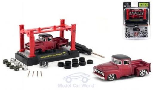 Modellautos Ford F-1 1/64 M2 Machines 00 Truck mettalic rot/schwarz Foose Overlord 1956 Model-Kit Bausatz inklusive 4 Ersatzrädern Ford F-1 1/64 M2 Machines 00 Truck mettalic rot/schwarz Foose Overlord 1956 Model-Kit Bausatz inklusive 4 Ersatzrädern modellautos