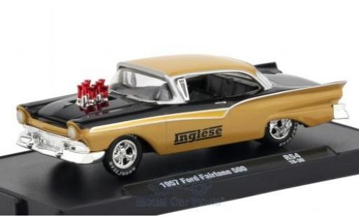 Modellautos Ford Fairlane 1957 1/64 M2 Machines 500 beige/schwarz 1957 Ford Fairlane 1957 1/64 M2 Machines 500 beige/schwarz 1957 modellautos