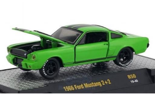 Modellautos Ford Mustang 1/64 M2 Machines 2+2 grün/schwarz 1966 Ford Mustang 1/64 M2 Machines 2+2 grün/schwarz 1966 modellautos