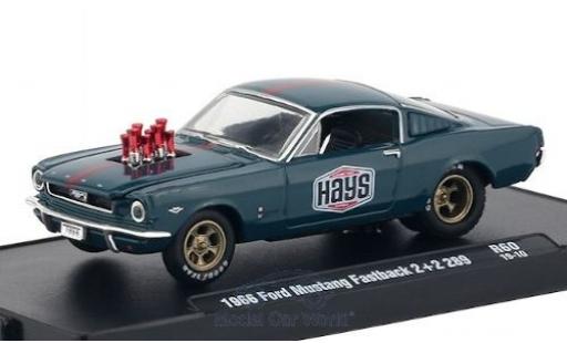Modellautos Ford Mustang 1/64 M2 Machines Fastback 2+2 289 blau/matt-rot Hays 1966 Ford Mustang 1/64 M2 Machines Fastback 2+2 289 blau/matt-rot Hays 1966 modellautos