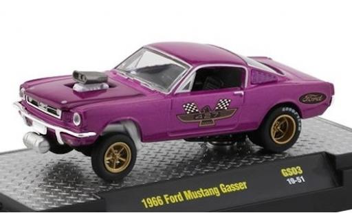 Modellautos Ford Mustang 1/64 M2 Machines Gasser mettalic lila 427 1966 Ford Mustang 1/64 M2 Machines Gasser mettalic lila 427 1966 modellautos