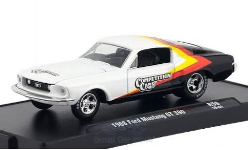 Modellautos Ford Mustang 1/64 M2 Machines GT 390 weiss/Dekor Competition Cams 1968 Ford Mustang 1/64 M2 Machines GT 390 weiss/Dekor Competition Cams 1968 modellautos