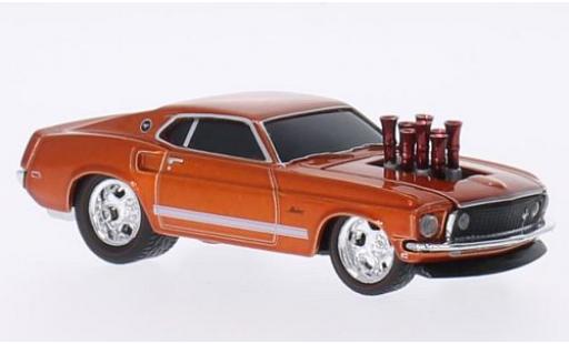 Modellautos Ford Mustang 1/64 M2 Machines Tuning mettalic kupfer 1969 Ground Pounders Ford Mustang 1/64 M2 Machines Tuning mettalic kupfer 1969 Ground Pounders modellautos