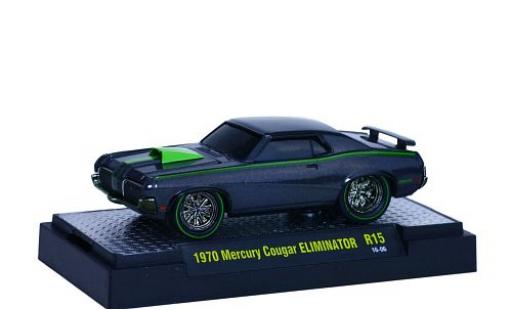Modellautos Mercury Cougar 1/64 M2 Machines Eliminator grau/grün 1970 Ground Pounders Mercury Cougar 1/64 M2 Machines Eliminator grau/grün 1970 Ground Pounders modellautos