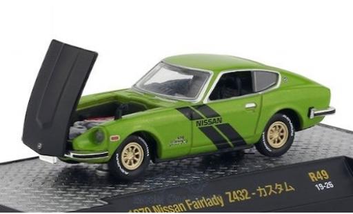 Modellautos Nissan Fairlady Z 1/64 M2 Machines 432 mettalic grün/matt-schwarz RHD 1970 Nissan Fairlady Z 1/64 M2 Machines 432 mettalic grün/matt-schwarz RHD 1970 modellautos