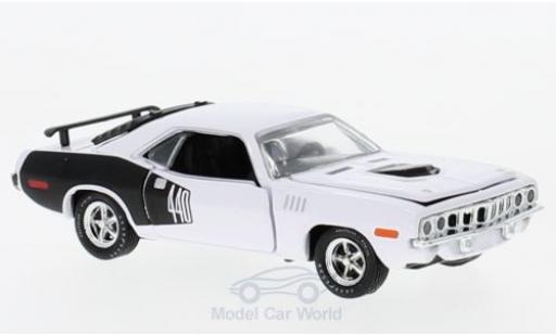 Modellautos Plymouth Cuda 1971 1/64 M2 Machines 440 6-Pack weiss 1971 Plymouth Cuda 1971 1/64 M2 Machines 440 6-Pack weiss 1971 modellautos