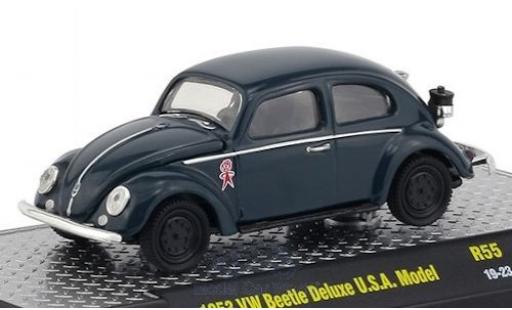 Modellautos Volkswagen Beetle 1/64 M2 Machines Deluxe (Käfer) blau/Dekor 1953 USA-Modell Volkswagen Beetle 1/64 M2 Machines Deluxe (Käfer) blau/Dekor 1953 USA-Modell modellautos
