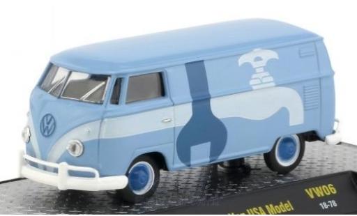 Modellautos Volkswagen T1 B 1/64 M2 Machines Kastenwagen blau/Dekor 1960 USA-Version Volkswagen T1 B 1/64 M2 Machines Kastenwagen blau/Dekor 1960 USA-Version modellautos