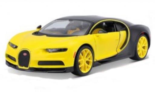 Modellautos Bugatti Chiron 1/24 Maisto gelb/schwarz 2018 Bugatti Chiron 1/24 Maisto gelb/schwarz 2018 modellautos