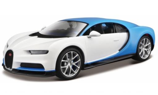 Modellautos Bugatti Chiron 1/24 Maisto weiss/blau Bugatti Chiron 1/24 Maisto weiss/blau modellautos
