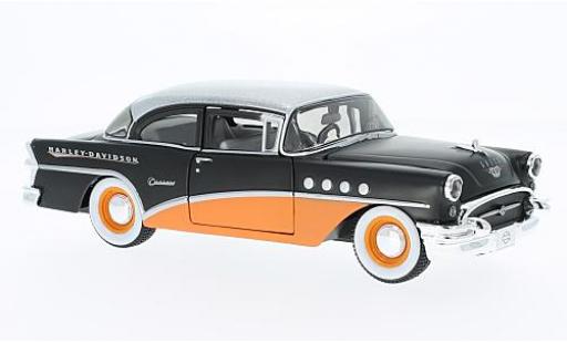 Modellautos Buick Century 1/24 Maisto matt-schwarz/orange Harley-Davidson 1955 Buick Century 1/24 Maisto matt-schwarz/orange Harley-Davidson 1955 modellautos