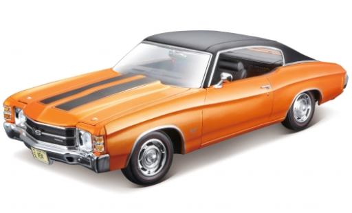 Modellautos Chevrolet Chevelle 1/18 Maisto SS454 mettalic orange/schwarz 1971 Chevrolet Chevelle 1/18 Maisto SS454 mettalic orange/schwarz 1971 modellautos
