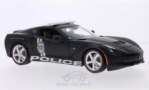 Modellautos Chevrolet Corvette C7 1/18 Maisto (C7) Stingray matt-schwarz Police 2014 Chevrolet Corvette C7 1/18 Maisto (C7) Stingray matt-schwarz Police 2014 modellautos