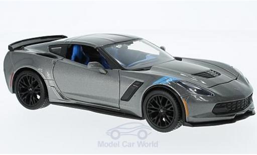 Modellautos Chevrolet Corvette 1/24 Maisto Grand Sport mettalic grau 2017 ohne Vitrine Chevrolet Corvette 1/24 Maisto Grand Sport mettalic grau 2017 ohne Vitrine modellautos