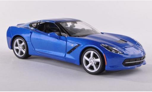 Modellautos Chevrolet Corvette 1/24 Maisto Stingray (C7) mettalic blau 2014 Chevrolet Corvette 1/24 Maisto Stingray (C7) mettalic blau 2014 modellautos