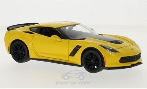 Modellautos Chevrolet Corvette C7 1/24 Maisto Z06 gelb 2015 Chevrolet Corvette C7 1/24 Maisto Z06 gelb 2015 modellautos