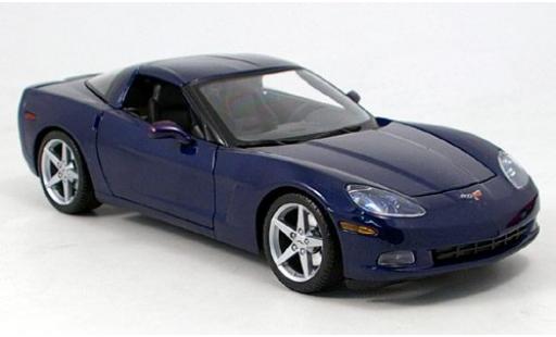 Modellautos Chevrolet Corvette 1/18 Maisto Z06 mettalic blau sans Vitrine Chevrolet Corvette 1/18 Maisto Z06 mettalic blau sans Vitrine modellautos