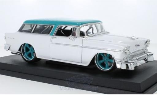 Modellautos Chevrolet Nomad 1/18 Maisto mettalic weiss/türkis 1955 Chevrolet Nomad 1/18 Maisto mettalic weiss/türkis 1955 modellautos