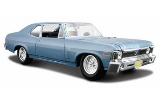 Modellautos Chevrolet Nova 1/24 Maisto SS mettalic blau 1970 Chevrolet Nova 1/24 Maisto SS mettalic blau 1970 modellautos