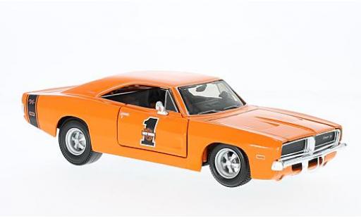 Modellautos Dodge Charger 1/24 Maisto R/T orange Harley-Davidson 1969 Dodge Charger 1/24 Maisto R/T orange Harley-Davidson 1969 modellautos