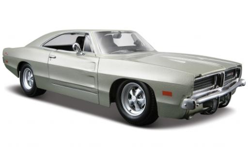 Modellautos Dodge Charger 1/24 Maisto R/T silber 1969 1:25 Dodge Charger 1/24 Maisto R/T silber 1969 1:25 modellautos