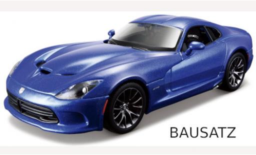 Modellautos Dodge Viper 1/24 Maisto SRT GTS mettalic blau 2013 Bausatz Dodge Viper 1/24 Maisto SRT GTS mettalic blau 2013 Bausatz modellautos