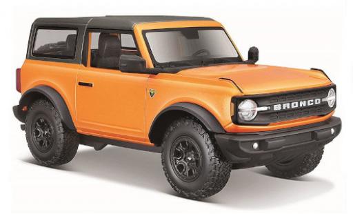 Modellautos Ford Bronco 1/24 Maisto Badlands orange/matt-schwarz 2021 Ford Bronco 1/24 Maisto Badlands orange/matt-schwarz 2021 modellautos