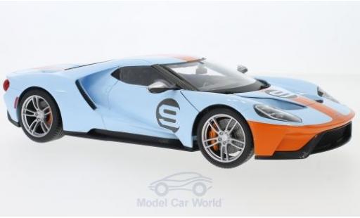 Modellautos Ford GT 1/18 Maisto blau/orange 2017 Ford GT 1/18 Maisto blau/orange 2017 modellautos
