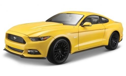 Ford Mustang 1/18 Maisto GT gelb 2015 1:18 modellautos