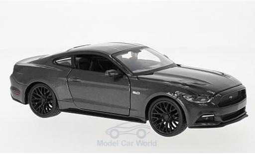 Modellautos Ford Mustang 1/24 Maisto GT mettalic grau 2015 Ford Mustang 1/24 Maisto GT mettalic grau 2015 modellautos