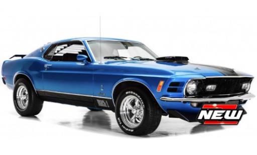 Ford Mustang 1/18 Maisto MACH 1 blau/schwarz 1970 modellautos