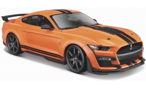 Modellautos Ford Mustang 1/24 Maisto Shelby GT500 orange/schwarz 2020 Ford Mustang 1/24 Maisto Shelby GT500 orange/schwarz 2020 modellautos