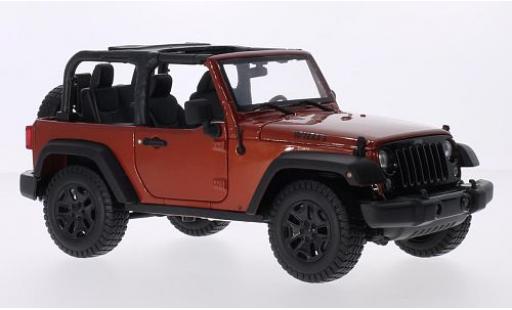 Modellautos Jeep Wrangler 1/18 Maisto mettalic bronze 2014 Jeep Wrangler 1/18 Maisto mettalic bronze 2014 modellautos