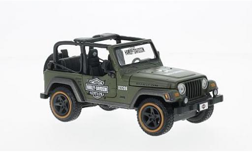 Modellautos Jeep Wrangler 1/24 Maisto Rubicon oliv Harley Davidson 2014 (1:27) Jeep Wrangler 1/24 Maisto Rubicon oliv Harley Davidson 2014 (1:27) modellautos