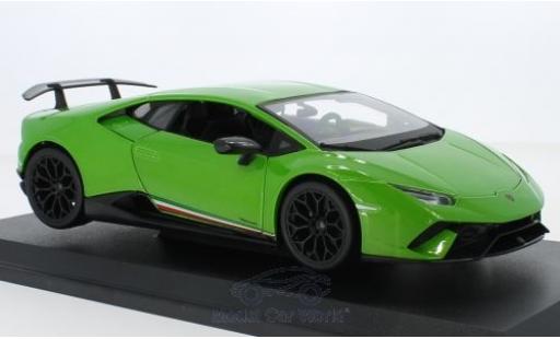 Modellautos Lamborghini Huracan 1/18 Maisto Performante mettalic grün 2018 Lamborghini Huracan 1/18 Maisto Performante mettalic grün 2018 modellautos