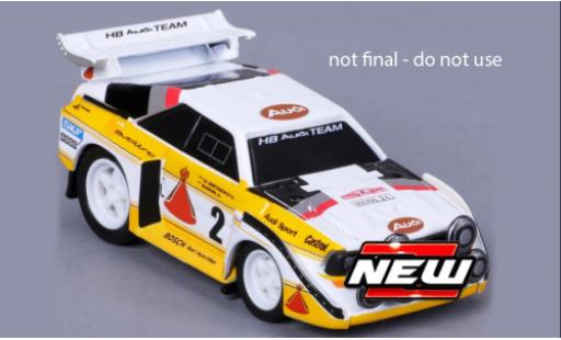 Audi Sport Quattro 1/64 Maisto Sport quattro S1 E2 weiss/gelb modellautos