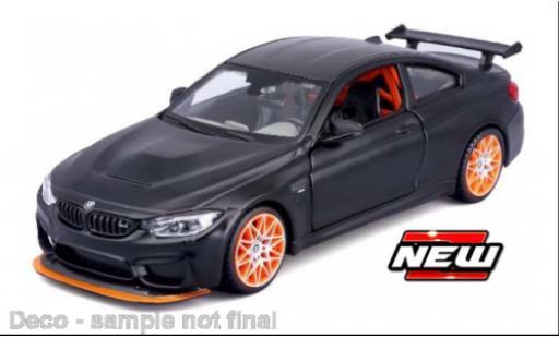 Bmw M4 1/24 Maisto GTS matt-schwarz modellautos